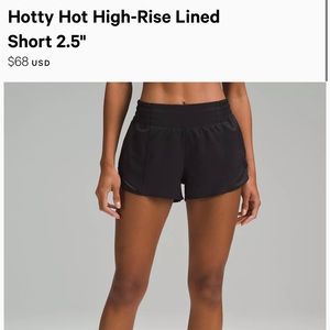 LULU-LEMON WOMENS SHORTS